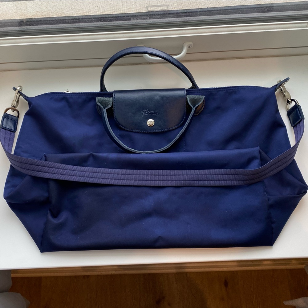 Longchamp Large Le Pliage Neo Top Handle Bag, Weekender, Travel Bag, Duffle, Gym